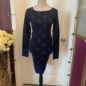 Atos Lombardini 70% wool, 30% acrylic dress, S
